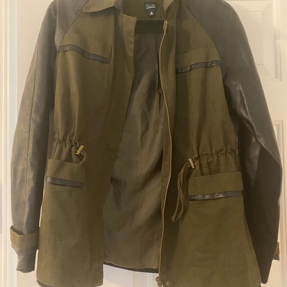Olive Green Army Inspired Jacket